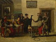 The Brunswick Monogrammist Itinerant Entertainers in a Brothel Spain oil painting artist